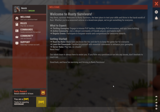Ui Example Built In Rust Info UI - Mod Pulse - Rust Plugins